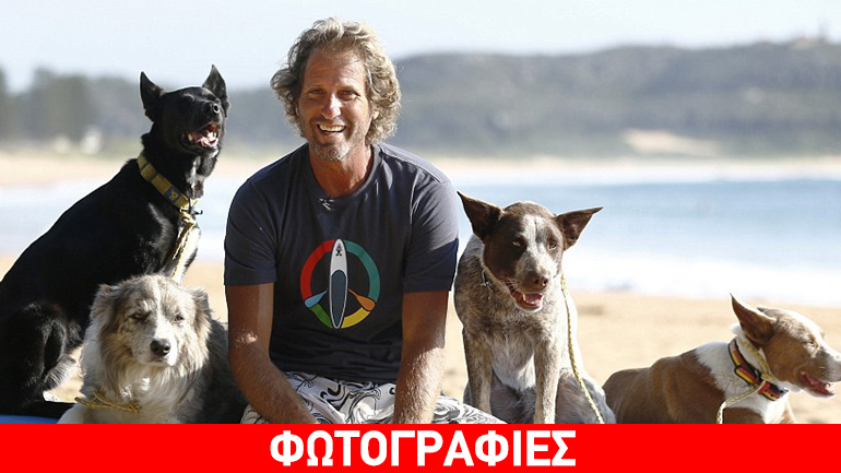 Σκύλοι κάνουν σερφ με το αφεντικό τους