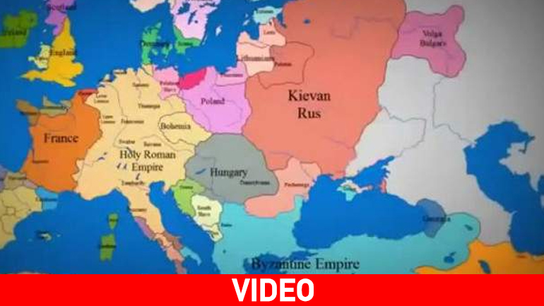 Πώς άλλαξαν τα σύνορα της Ευρώπης τα τελευταία 1.000 χρόνια