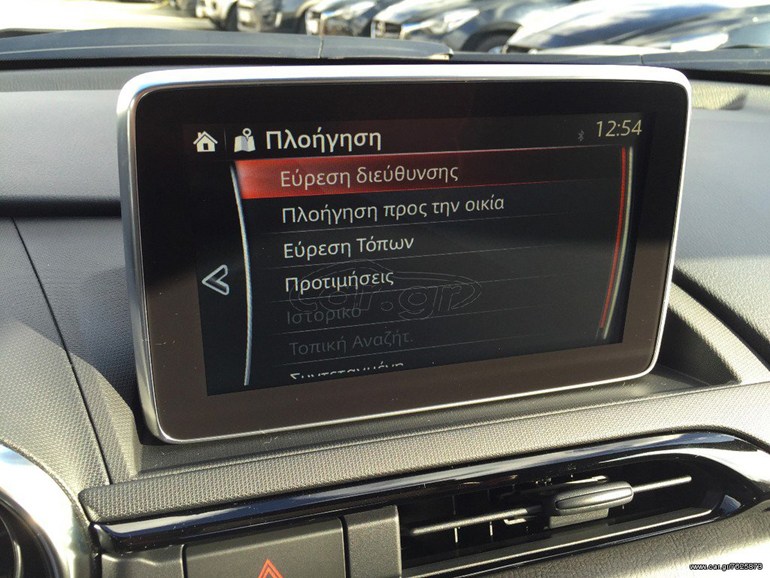 Οθόνη που βρίσκεται στην κεντρική κονσόλα...