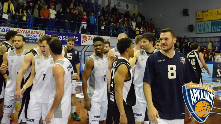 Ευχαρίστησε τον κόσμο της Τρίπολης ο Αρκαδικός