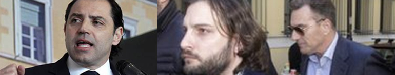 Aπό αριστερά: Μαυρίκος,Φράγκου, Μουσσάς