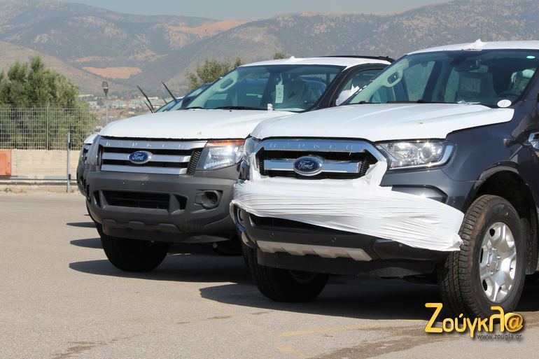 Σε αυτή τη φωτογραφία μπορείτε να συγκρίνετε την παλιά και εμπρός μάσκα...