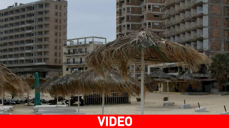 Αμμόχωστος: Πλάνα από την πόλη-φάντασμα με drone