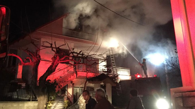 Στις φλόγες κατοικία στο Ρέθυμνο