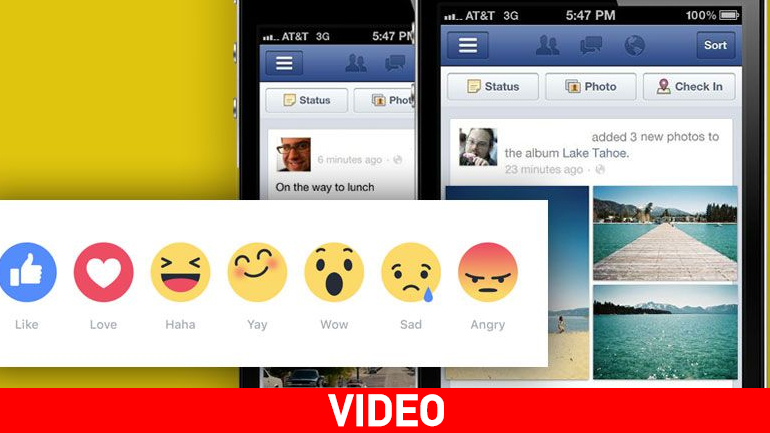 Facebook: Στα χέρια σας τα «Reactions»