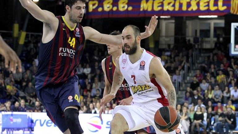 Βαριά ήττα για τον Ολυμπιακό, 82-66 η Μπαρτσελόνα