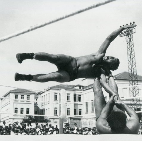 Τζίμης Λόντος, γήπεδο του ΑΠΘ, δεκαετία του 50