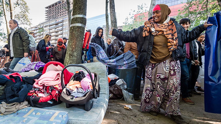 Χιλιάδες διαδήλωσαν υπέρ των προσφύγων στις Βρυξέλλες