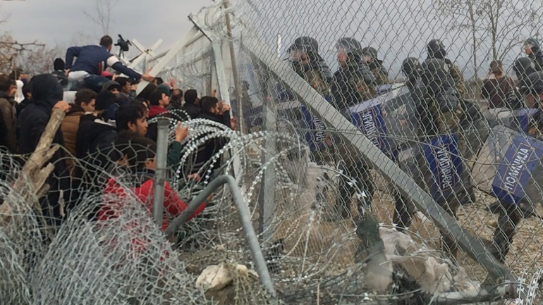 Πετροπόλεμος και χημικά στην Ειδομένη