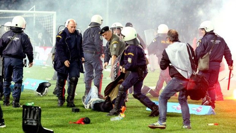 Eπεισόδια στην Τούμπα και μετά το τέλος του ματς