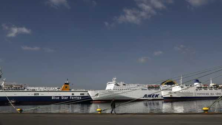 Κατάληψη των γραφείων της Ένωσης Ελλήνων Εφοπλιστών από αντιπροσωπεία της ΠΕΝΕΝ