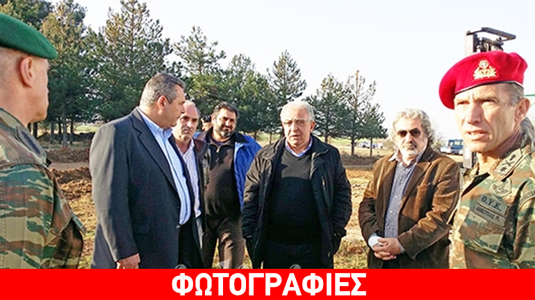 Επίσκεψη Καμμένου στα κέντρα φιλοξενίας προσφύγων σε Νέα Καβάλα και Χέρσο