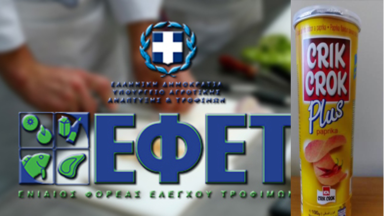 Ενημέρωση σχετικά με ανάκληση σνακ