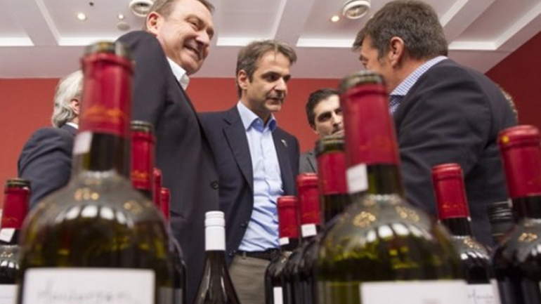 Μητσοτάκης: Θα καταργήσω τον ειδικό φόρο κατανάλωσης στο κρασί