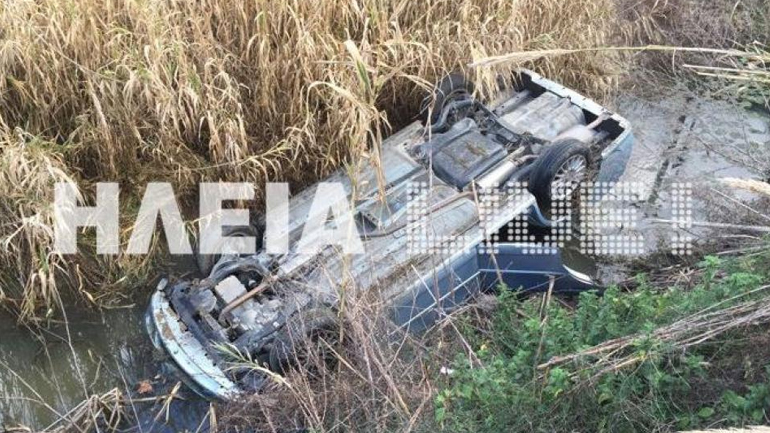 Ι.Χ. έκανε βουτιά σε αρδευτικό κανάλι στην Ανδραβίδα