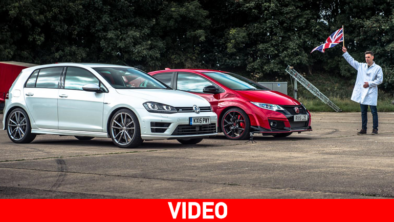 VW Golf εναντίον Honda Type R: Ποιος θα κερδίσει; VW Golf εναντίον Honda Type R: Ποιος θα κερδίσει;