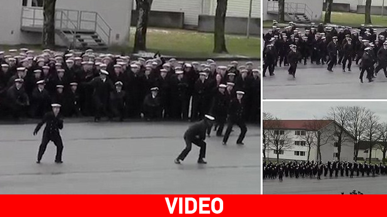 Μία αποφοίτηση που θα συζητηθεί: Ναυτικοί τα… σπάνε χορεύοντας το «Uptown Funk»