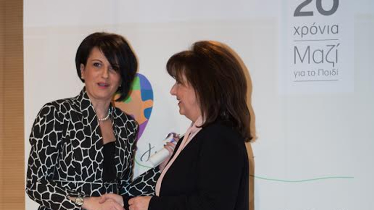 Τιμητική διάκριση από την ένωση «Μαζί για το Παιδί για τον Όμιλο Goody’s-everest