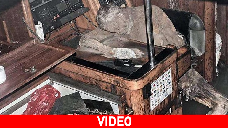Η στιγμή που βρέθηκε το μουμιοποιημένο πτώμα του ναυτικού στις Φιλιππίνες