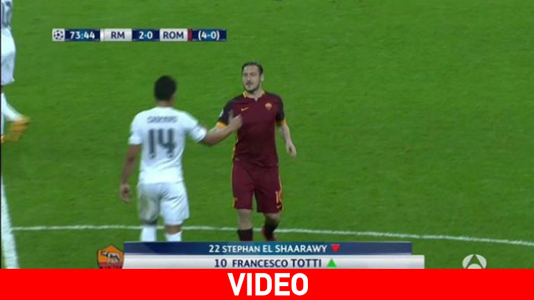 Το Μπερναμπέου σηκώθηκε όρθιο για τον Τότι