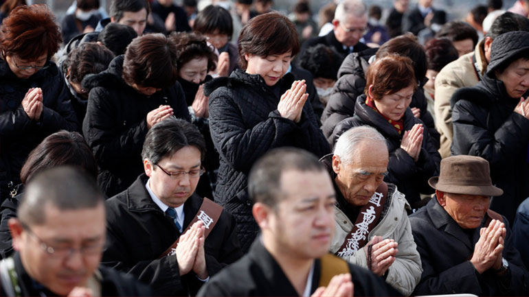 Ιαπωνία: Ενός λεπτού σιγή στη μνήμη των θυμάτων του τσουνάμι του 2011