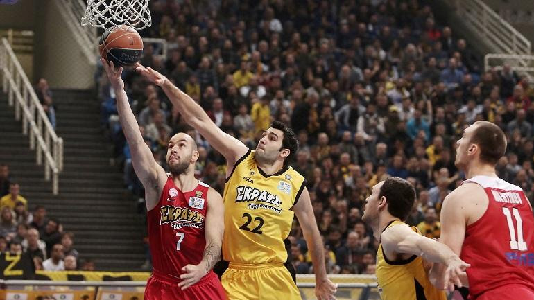 Πέρασε ο Ολυμπιακός από το ΟΑΚΑ, 100-93 την ΑΕΚ