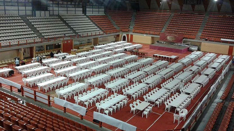 Κούλουμα στο κλειστό της Νεάπολης για πρώτη φορά εφέτος στη Λάρισα