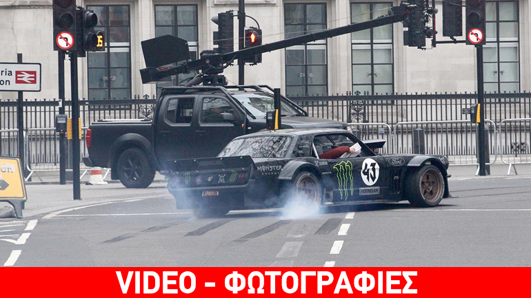 Οι Ken Block και Matt LeBlanc ντριφτάρουν στο Λονδίνο