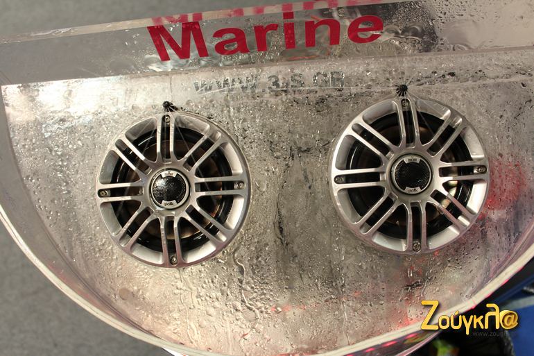 Ηχεία τα οποία βρέχονται και δεν παθαίνουν τίποτα...