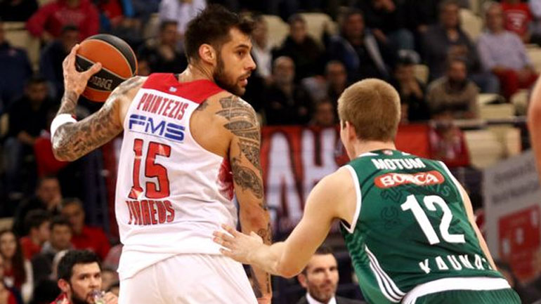 Χωρίς τον Πρίντεζη o Oλυμπιακός με την Κηφισιά