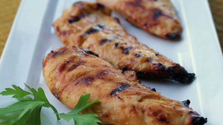 Ψητό κοτόπουλο με μέλι και μουστάρδα