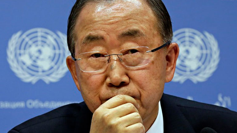 O Μπαν Γκι-Μουν εξέφρασε την αλληλεγύη του στο λαό και την κυβέρνηση του Βελγίου