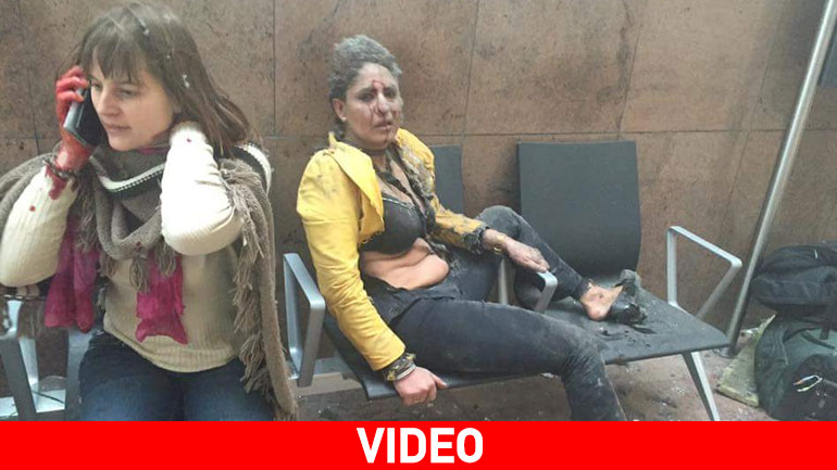 Πανικός στο αεροδρόμιο των Βρυξελλών μετά την έκρηξη