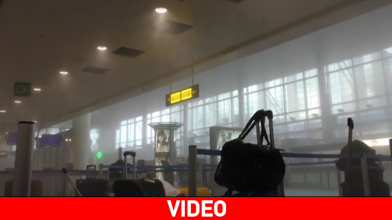 Βίντεο-ντοκουμέντο δευτερόλεπτα μετά την έκρηξη στο αεροδρόμιο των Βρυξελλών