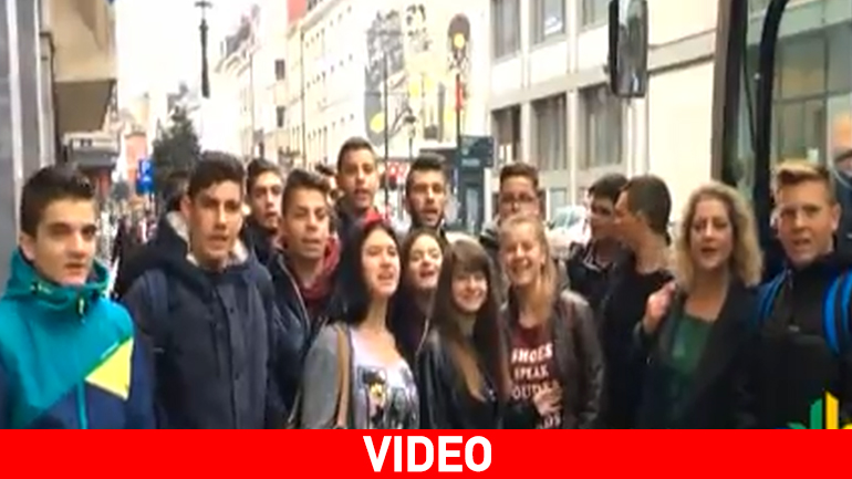 Έλληνες μαθητές στην πρωτεύουσα του Βελγίου: «Είμαστε όλοι Βρυξέλλες»