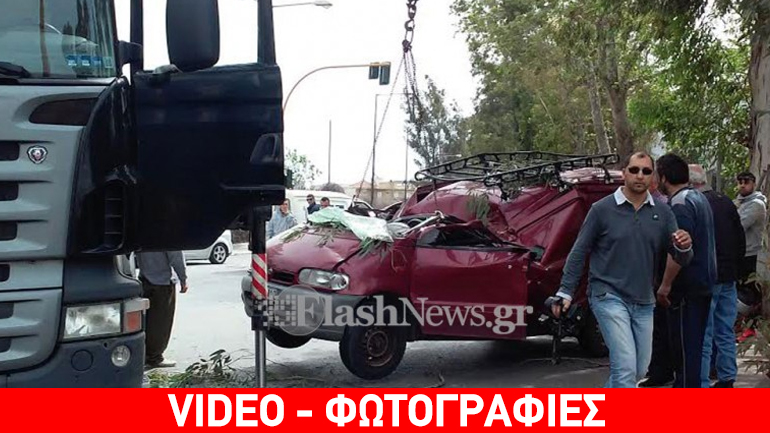 Ι.Χ. καταπλακώθηκε από δέντρο – Νεκρός ο οδηγός