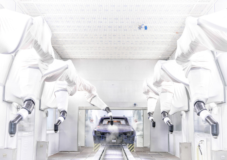 Η διαδικασία της βαφής...