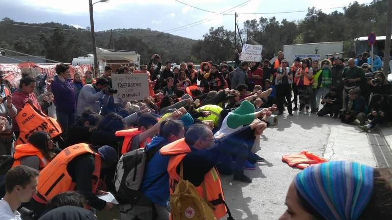 Μυτιλήνη: Επεισόδια μεταξύ προσφύγων και αστυνομίας με μία σύλληψη