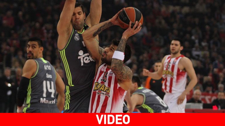 «Καυτός» ο Ολυμπιακός, 99-84 τη Ρεάλ «Καυτός» ο Ολυμπιακός, 99-84 τη Ρεάλ