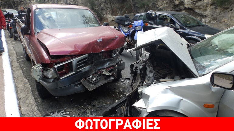 Χανιά: Μετωπική σύγκρουση οχημάτων με τρεις τραυματίες