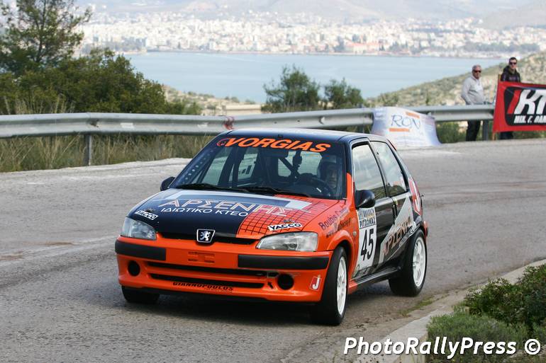 Οδοστρωτήρας... Βοργιάς! Που να έτρεχε και με άλλο αυτοκίνητο... Με Peugeot κέρδισε την ομάδα Α πετυχαίνοντας και τον άτυπο απόλυτο χρόνο ημέρας!!!!