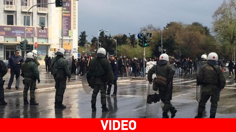 Θεσσαλονίκη: Ένταση στη συγκέντρωση κατά της «ισλαμοποίησης της Ελλάδας»