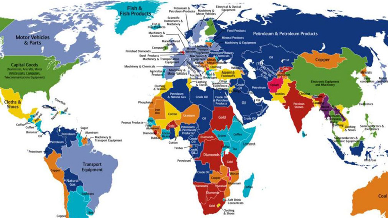 Ο χάρτης του παγκόσμιου πλούτου