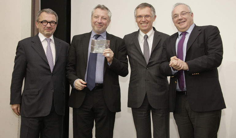 Denis Martin (European Operational Director) Πολυχρόνης Συγγελίδης, Carlos Tavares (Πρόεδρος του Ομίλου PSA), Γιάννης Συγγελίδης