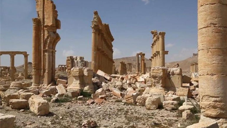 Δεκάδες οι κρυμμένες νάρκες στην αρχαία Παλμύρα