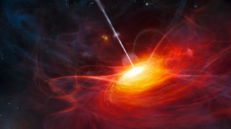 Απρόσμενο ρεκόρ θερμοκρασίας στο φωτεινότερο κβάζαρ του σύμπαντος