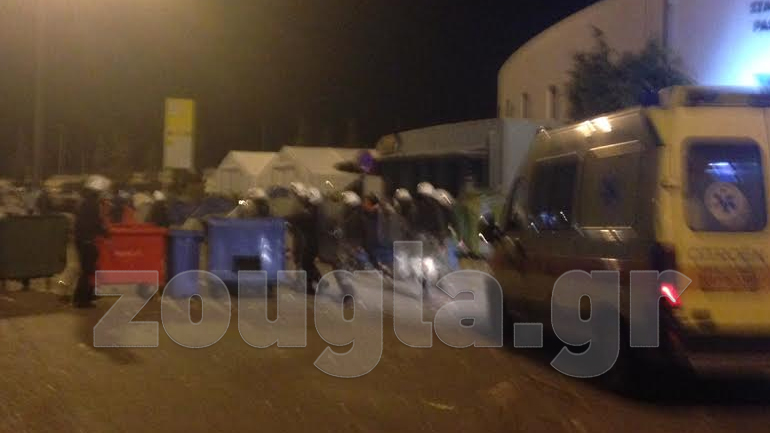 Ασθενοφόρο παρέλαβε τους τραυματίες