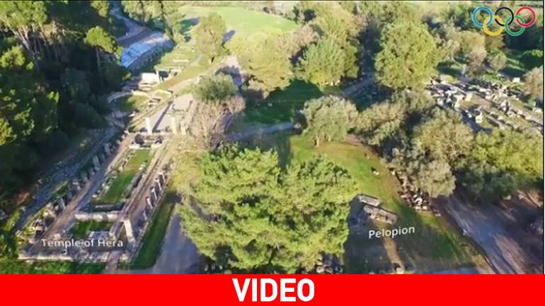 Η Αρχαία Ολυμπία από ψηλά!