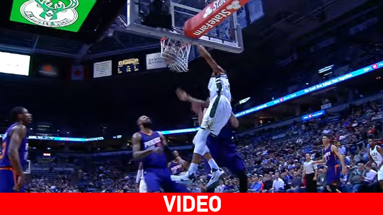 Ο Αντετοκούνμπο κάρφωσε και επέστρεψε στο TOP 10!