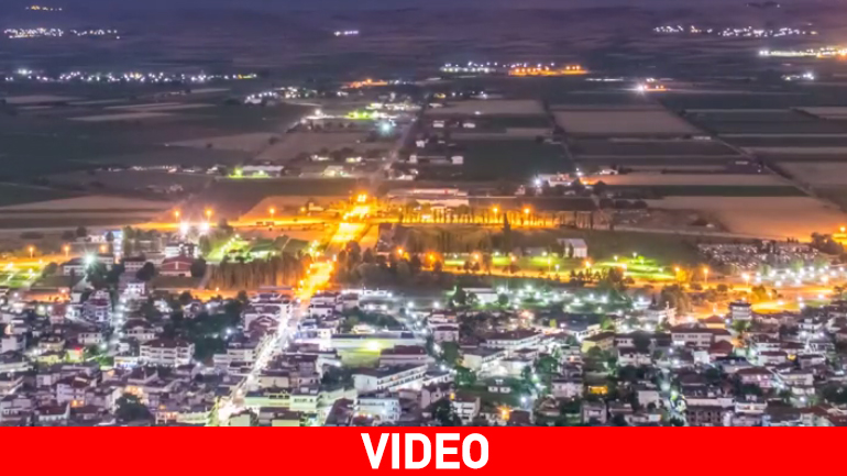 Timelapse από την πόλη των Φαρσάλων